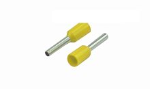 Наконечник штыревой втулочный изолированный Rexant НШВИ 1.0-8 желтый картинка 